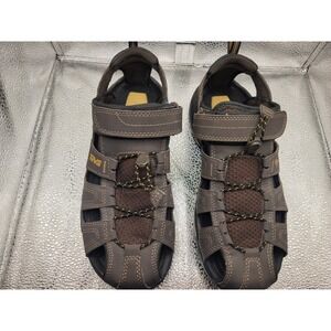 TEVA Forebay River Sandals Mens 8 Brown Hiking Water Fisherman Shoes